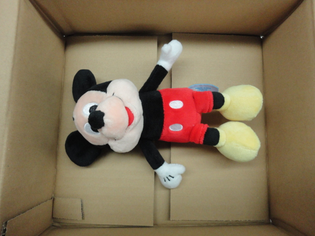 ぬいぐるみの梱包